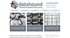 Desktop Screenshot of datahound.co.uk