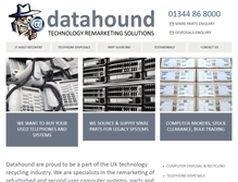 Tablet Screenshot of datahound.co.uk